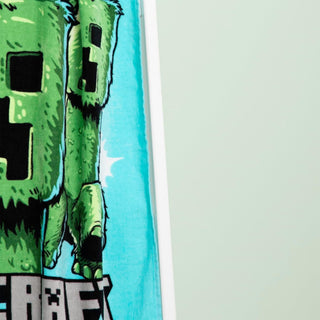 Minecraft Movie Towel Super Soft Feel, Creepers Gaming Design  Perfect The Home, Bath, Beach & Swimming Pool  One Size 140cm x 70cm