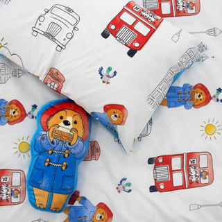 Character World Officially Licensed Paddington Bear™ Shaped Cushion Pillow Bear Stuffed Plush Shaped Pillow Perfect For Bedroom Or Living Room Décor 40 x 30cm