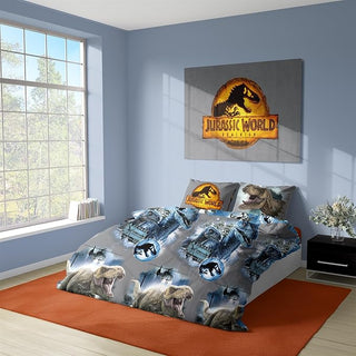 Jurassic World Reversible Duvet Set - Dominion Design - Single and Double