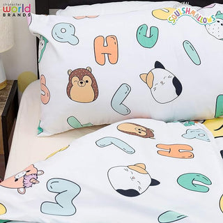 Squishmallows Reversible Duvet Set - Characters Design - Double