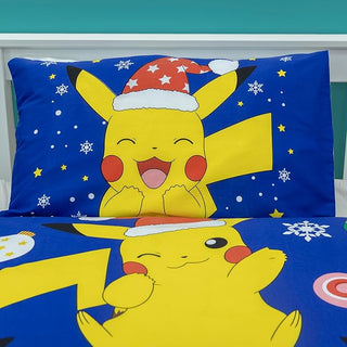 Pokemon Reversible Duvet Set - Christmas Design - Single