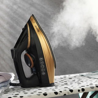 Beldray 3100w Ultra Ceramic Dual Soleplate Technology Copper/Black Steam Iron