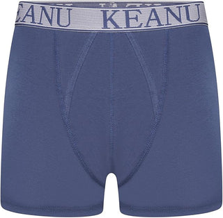 Keanu Pack of 12 Mens A Front Boxer Shorts - Plain Colours Design - Cotton Blend