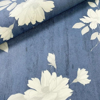 Muriva Darcy Oleana Floral Blue Wallpaper 703073 10m Roll Elegant Botanical