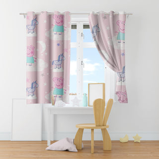 Peppa Pig Curtains - Stardust Design - 2 Different Sizes