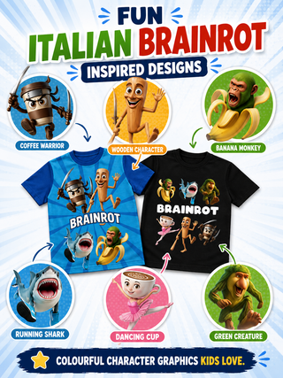 Gamer Brainrot Pyjamas Pack of 2 Short Sets | Kids Cotton Py - Image 3