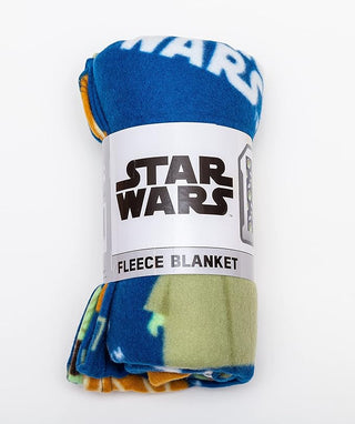 Star Wars (The Mandalorian) Bed Throw Super Soft Blanket - Baby Yoda Design - 100% Polyester - 100 x 150cm