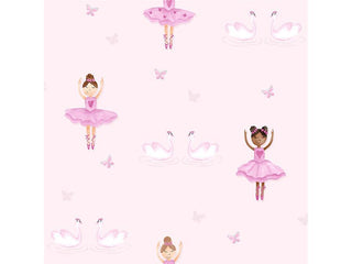 Holden Decor Ballerina Pink Wallpaper 12460 – Charming Ballet Design – 10m Roll