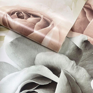 Muriva Rhoda Rose Blush & Green Wallpaper 203503 10m Roll Floral Botanical
