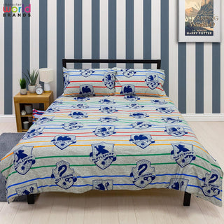 Harry Potter Reversible Duvet Set - Hogwarts Brave Design - Single and Double