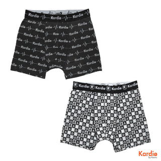 Keanu Mens 6 Pack Performance Boxer Trunks - Athletic Underwear Design - Cotton Blend