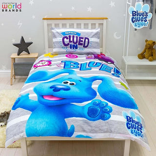 Blues Clues Reversible Duvet Set - Blue Design - Single