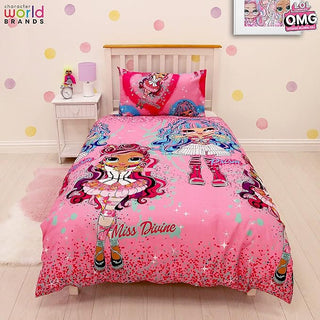 LOL Surprise! Reversible Duvet Set - Queens Doll Design - Single