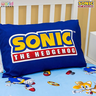 Sonic Reversible Duvet Set - Jump Design - Single