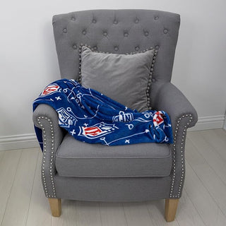 NFL Fleece Throw Blanket - Logo Design - 100% Polyester - 100 x 150cm