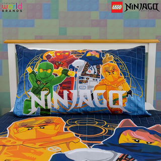 Lego NInjago Reversible Duvet Set - Squad Design - Single