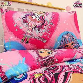 LOL Surprise! Reversible Duvet Set - Queens Doll Design - Single