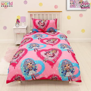 LOL Surprise! Reversible Duvet Set - Queens Doll Design - Single