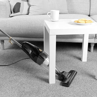 Beldray Stick Vacuum - Bagless Vacuum Cleaner, 2-In-1 Converts To Handheld, 1L Dust Tank, Washable HEPA Filter, Lightweight, Powerful Suction, 500W, Accessories Included, Platinum, BEL0770P-150