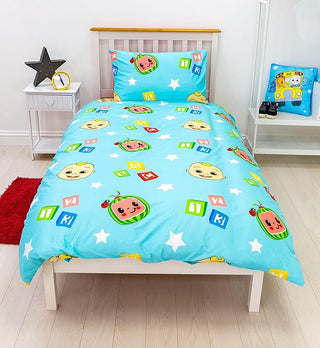 CoComelon Reversible Duvet Set - Friends Design - Single