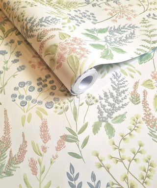 Holden Decor Floral Spring Pink/Cream Wallpaper 13661 – Delicate Floral Design – 10m Roll