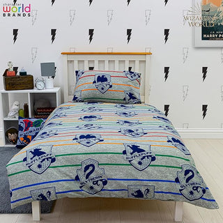 Harry Potter Reversible Duvet Set - Hogwarts Brave Design - Single and Double