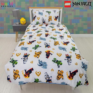 Lego NInjago Reversible Duvet Set - Squad Design - Single