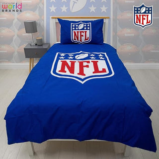 NFL Reversible Duvet Set - Logo Design - Single