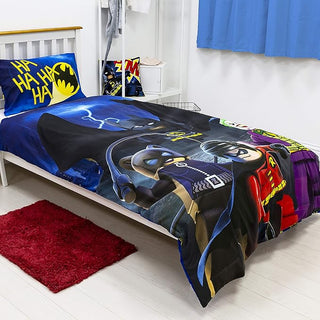 Lego DC Comics Reversible Duvet Set - Batman Design - Single