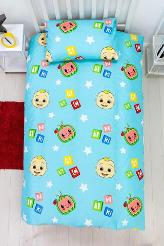 CoComelon Reversible Duvet Set - Friends Design - Single