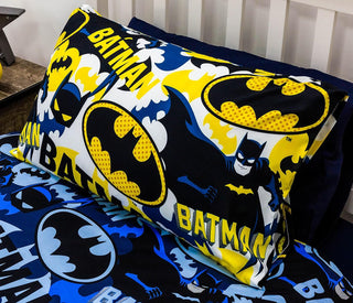 DC Justice Reversible Duvet Set - Batman Camo Design - Single