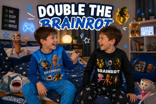 Gamer Brainrot Pyjamas Pack of 2 Long Sleeve Sets | Italian  - Image 7