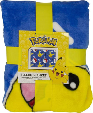 Pokemon Fleece Blanket - Memphis Design - 100% Polyester - 100 x 150cm