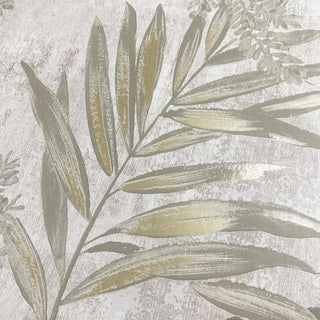 Muriva Phelan Leaf Cream Wallpaper 209112 – Elegant Botanical Design