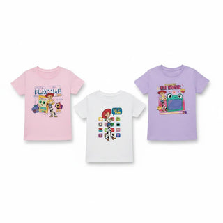 Disney Toy Story Girls T-Shirts 3 Pack – Jessie Adventurous Cowgirl Long Length Tops – Kids Ages 18 Months to 10 Years – Officially Licensed - image 8