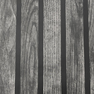 Muriva Wooded Slats Black Wallpaper 102576 10m Roll Wood Effect Modern Feature Wall