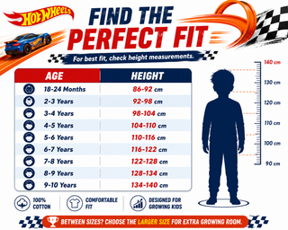 Hot Wheels Boys Long Pyjamas Pack of 2