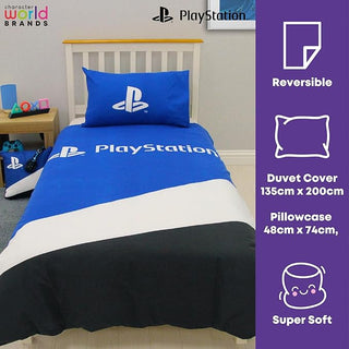Playstation Reversible Duvet Set - Banner Design - Single and Double