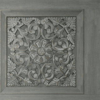 Fine Decor Carved Panel in Beige and Charcoal Wallpaper - 10m x 53cm Wide