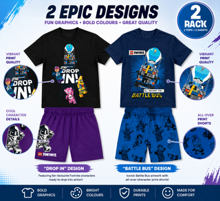 LEGO Fortnite Boys Pyjamas Pack of 2