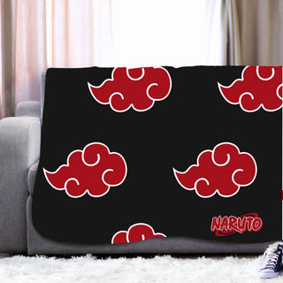 Naruto Fleece Blanket - Akatsuki Cloud Design - 100% Polyester - 100 x 150cm