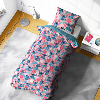 Disney Lilo & Stitch Reversible Duvet Set - Stitch Design - Single
