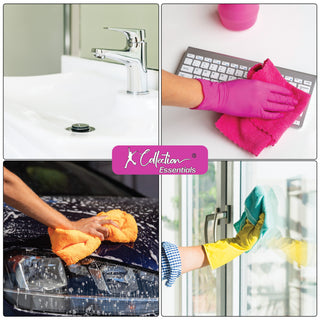 Microfibre Cleaning Cloth – XL Size – 40 x 40cm - Multifunctional Reusable Cleaning Cloths – Available in Packs of 50s