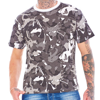 Keanu 3 Pack Mens Camo T-Shirts  - Camouflage Military Designs - 100% Cotton