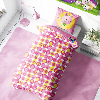 Gabby’s Dollhouse Reversible Duvet Set - Gabby and Friends Design - Single and Junior