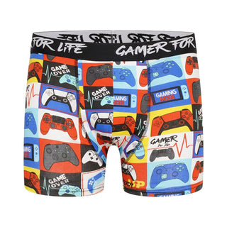 Gamer Pack of 5 Boys Boxer Trunks - Gamer for Life Design - Cotton Blend