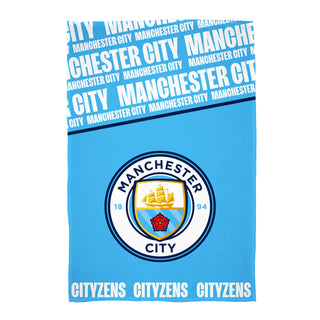 Manchester City Fleece Blanket - Cityzens Design - 100% Polyester - 100 x 150cm