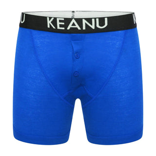 Keanu Pack of 6 Mens Front Boxer Trunks - Assorted Colours Design - Cotton Blend