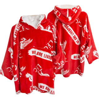 Liverpool Oversized Fleece Hoodie - We are Liverpool Design - 100% Polyester - For Kids