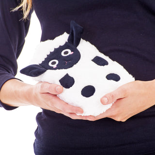 K Collection Heat Pack - Microwavable Plush Clay Beads Heat Bag - Lamb Design